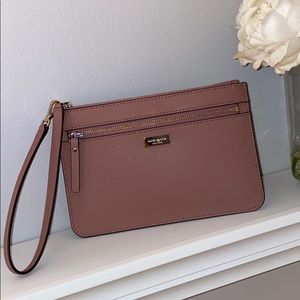 Kate spade mauve clutch
